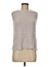 Pink Lily 100% Polyester Silver Sweater Vest Size M - photo 1