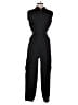 Unbranded 100% Polyester Solid Black Jumpsuit Size S - photo 2