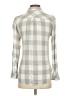 Rails 100% Rayon Checkered-gingham Gray Long Sleeve Button-Down Shirt Size S - photo 2