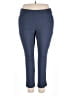 Van Heusen Solid Blue Active Pants Size 18R - photo 1