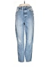 Good American Hearts Blue Jeans Size 4 - photo 1