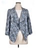 Roz & Ali 100% Polyester Blue Cardigan Size XL - photo 1