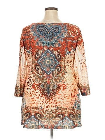 One World 3/4 Sleeve Blouse (view 2)