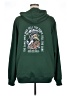 Unbranded 100% Polyester Green Pullover Hoodie Size XL - photo 2