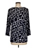Susan Graver Blue 3/4 Sleeve Blouse Size M - photo 2