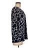 Susan Graver Blue 3/4 Sleeve Blouse Size M - photo 4
