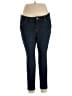 SLINK Jeans Solid Blue Jeans Size 14 - photo 1