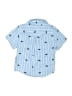 Little Me Blue Short Sleeve Button-Down Shirt 9-12 MO / 12 MO - photo 2
