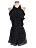 Intermix 100% Silk Polka Dots Black Romper Size 4 - photo 1