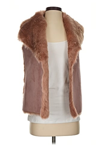 Ann Taylor LOFT Faux Fur Vest (view 1)