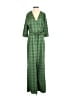 Collectif Plaid Green Jumpsuit Size S - photo 1