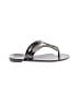 Qupid Silver Black Sandals Size 5 - photo 1