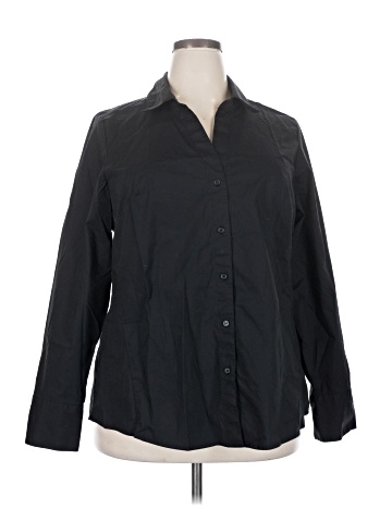 Lane Bryant Long Sleeve Button-Down Shirt (view 1)