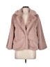 Assorted Brands 100% Polyester Solid Pink Faux Fur Jacket Size M - photo 1