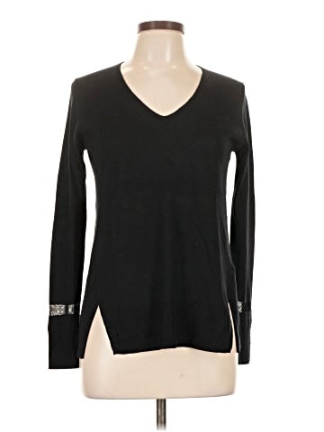 Massimo Dutti Long Sleeve Silk Top (view 1)