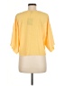 Forever 21 100% Polyester Yellow 3/4 Sleeve Blouse Size M - photo 2