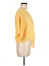 Forever 21 100% Polyester Yellow 3/4 Sleeve Blouse Size M - photo 4