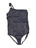 Shoshanna Chevron-herringbone Black Swimsuit Bottoms Size 10 - photo 1