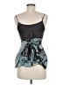 Max Mara Solid Tie-dye Brown Black Sleeveless Blouse Size 8 - photo 2