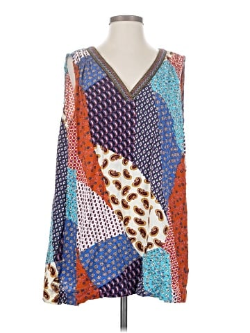 Umgee Sleeveless Blouse (view 1)
