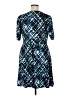 Apt. 9 Argyle Blue Cocktail Dress Size XL - photo 2