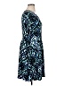 Apt. 9 Argyle Blue Cocktail Dress Size XL - photo 4
