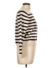 Zara Stripes Ivory Turtleneck Sweater Size L - photo 4
