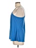 Bisou Bisou Blue Sleeveless Blouse Size L - photo 5