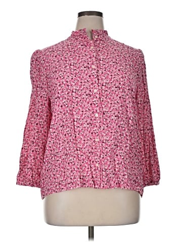 Ann Taylor LOFT Outlet 3/4 Sleeve Blouse (view 1)