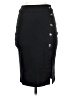 Popular Basics Solid Black Formal Skirt Size S - photo 1