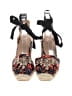 Boden Black Orange Wedges Size EU 38 - photo 2