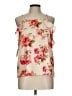 Charming Charlie 100% Polyester Ivory Sleeveless Blouse Size L - photo 1