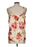 Charming Charlie 100% Polyester Ivory Sleeveless Blouse Size L - photo 2
