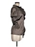 Lafayette 148 New York Gray Short Sleeve Blouse Size 8 - photo 4