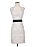 H&M 100% Polyester White Cocktail Dress Size 4 - photo 1