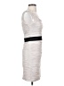 H&M 100% Polyester White Cocktail Dress Size 4 - photo 4