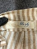Lela Sky Stripes Ivory Shorts Size M - photo 3