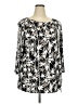 Ruby Rd. Black 3/4 Sleeve Blouse Size 3X - photo 1
