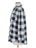Eden & Olivia Checkered-gingham Gray Long Sleeve Button-Down Shirt Size M - photo 5