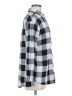 Eden & Olivia Checkered-gingham Gray Long Sleeve Button-Down Shirt Size M - photo 4