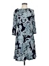 Sandra Darren Paisley Blue Casual Dress Size S - photo 1