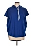 Shein 100% Polyester Blue Short Sleeve Turtleneck Size 12 - photo 1