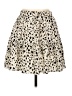 Shein 100% Polyester Animal Print Ivory Casual Skirt Size 12 - photo 1