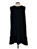 Halogen 100% Polyester Solid Black Casual Dress Size L - photo 2