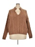 A New Day Chevron-herringbone Brown Pullover Sweater Size 2X - photo 1