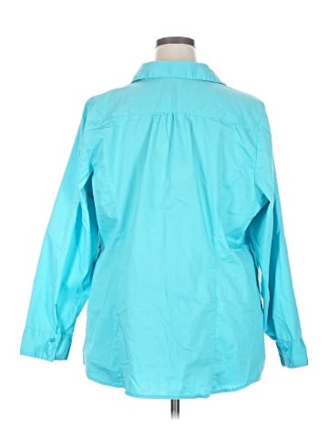 Lane Bryant 3/4 Sleeve Button-Down Shirt (view 2)