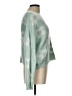 Shein 100% Acrylic Floral Green Pullover Sweater Size L - photo 4