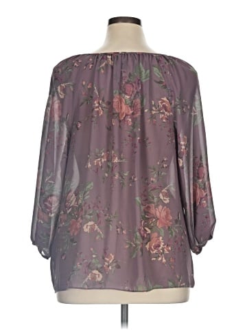 Chaps 3/4 Sleeve Blouse (view 2)