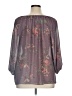 Chaps 100% Polyester Purple 3/4 Sleeve Blouse Size 1X - photo 2
