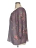 Chaps 100% Polyester Purple 3/4 Sleeve Blouse Size 1X - photo 5